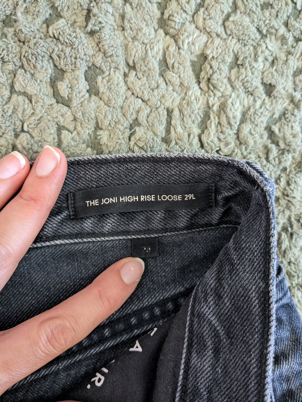 ARITZIA Denim Forum Joni High Rise Loose Jeans 28 - Picture 7 of 7